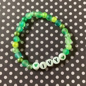 Taylor Swift-Inspired “IVY” Bracelet (light)